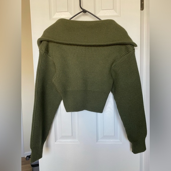 Jacquemus La Maille Risoul Sweater size36 Green NWOT - Picture 3 of 12
